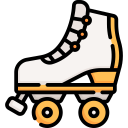 patins à roulettes Icône