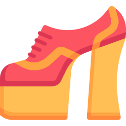 Platform shoes icon
