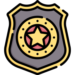 distintivo de polícia Ícone