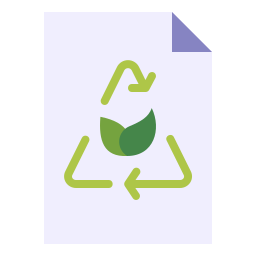 papier recyceln icon