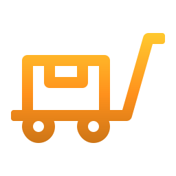 Trolley cart icon