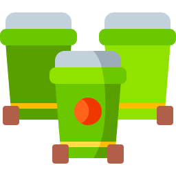 Garbage bin icon