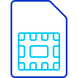 carte sim Icône