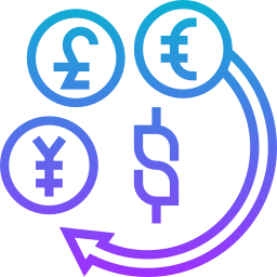 Money exchange icon