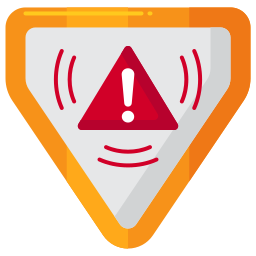 Warning system icon