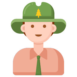 Park ranger icon