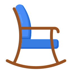 Rocking chair icon