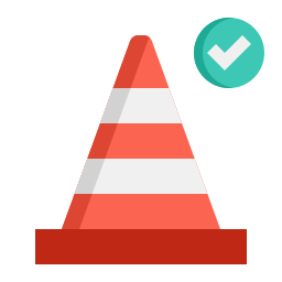 Traffic cone icon