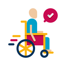 Wheel chair icon