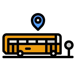 Bus stop icon