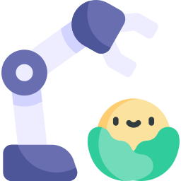 Robot arm icon