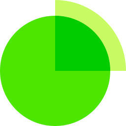 cirkeldiagram icoon