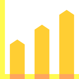 diagramme à bandes Icône