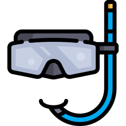 Diving mask icon