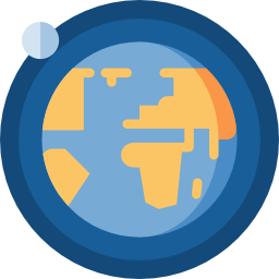 Planet earth icon