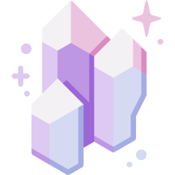 cristaux Icône