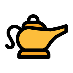 Magic lamp icon