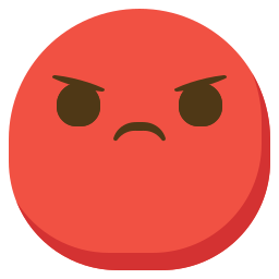 boos gezicht icoon