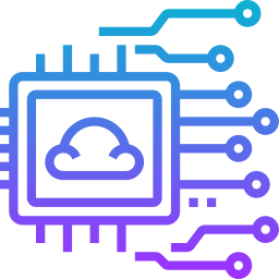 Cloud processing icon