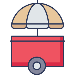 Food stall icon