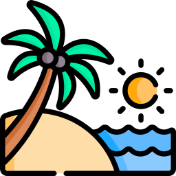 Summer holidays icon
