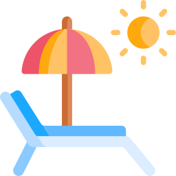 Summer holidays icon