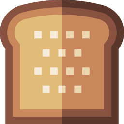 Whole wheat bread icon
