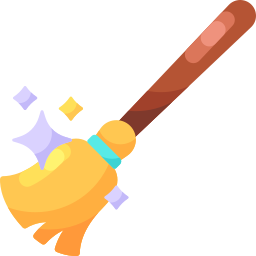 Magic broom icon