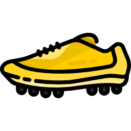 zapatos de fútbol icono