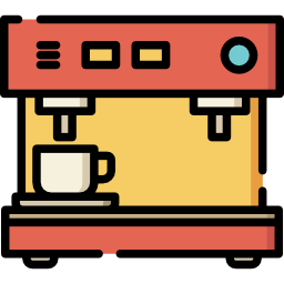 macchina per il caffè icona