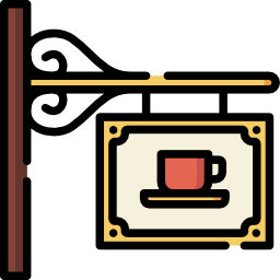 Coffee shop icon