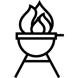 barbecue icona