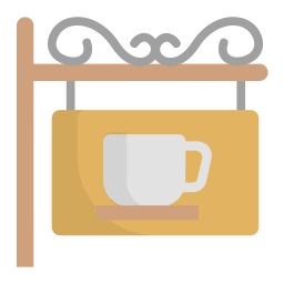 Coffee shop icon