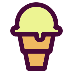 cucurucho de helado icono