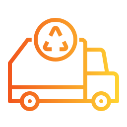 Trash truck icon