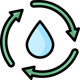 ciclo dell'acqua icona