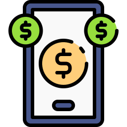 mobiles geld icon