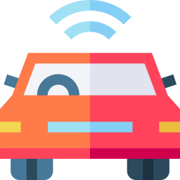 Autonomous car icon