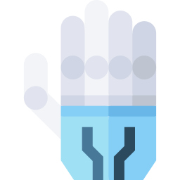 mano de robot icono