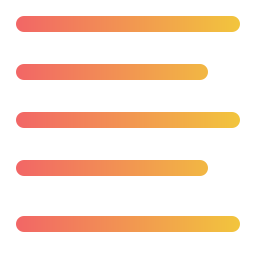 alineación icono