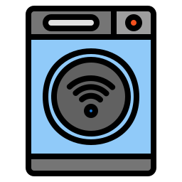 Smart washing machine icon