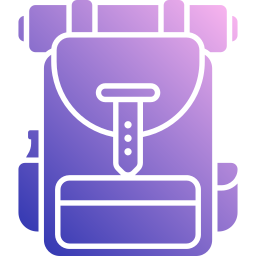 Travel bag icon