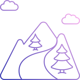 Лыжный маршрут иконка