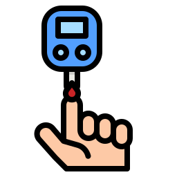 Diabetes test icon