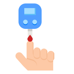 Diabetes test icon
