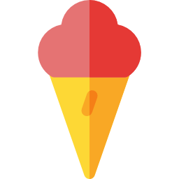 Ice cream cornet icon