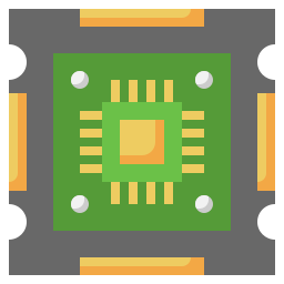 microprocesador icono