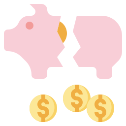 Piggy bank icon