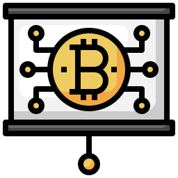 présentation bitcoin Icône