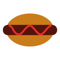broodje hotdog icoon
